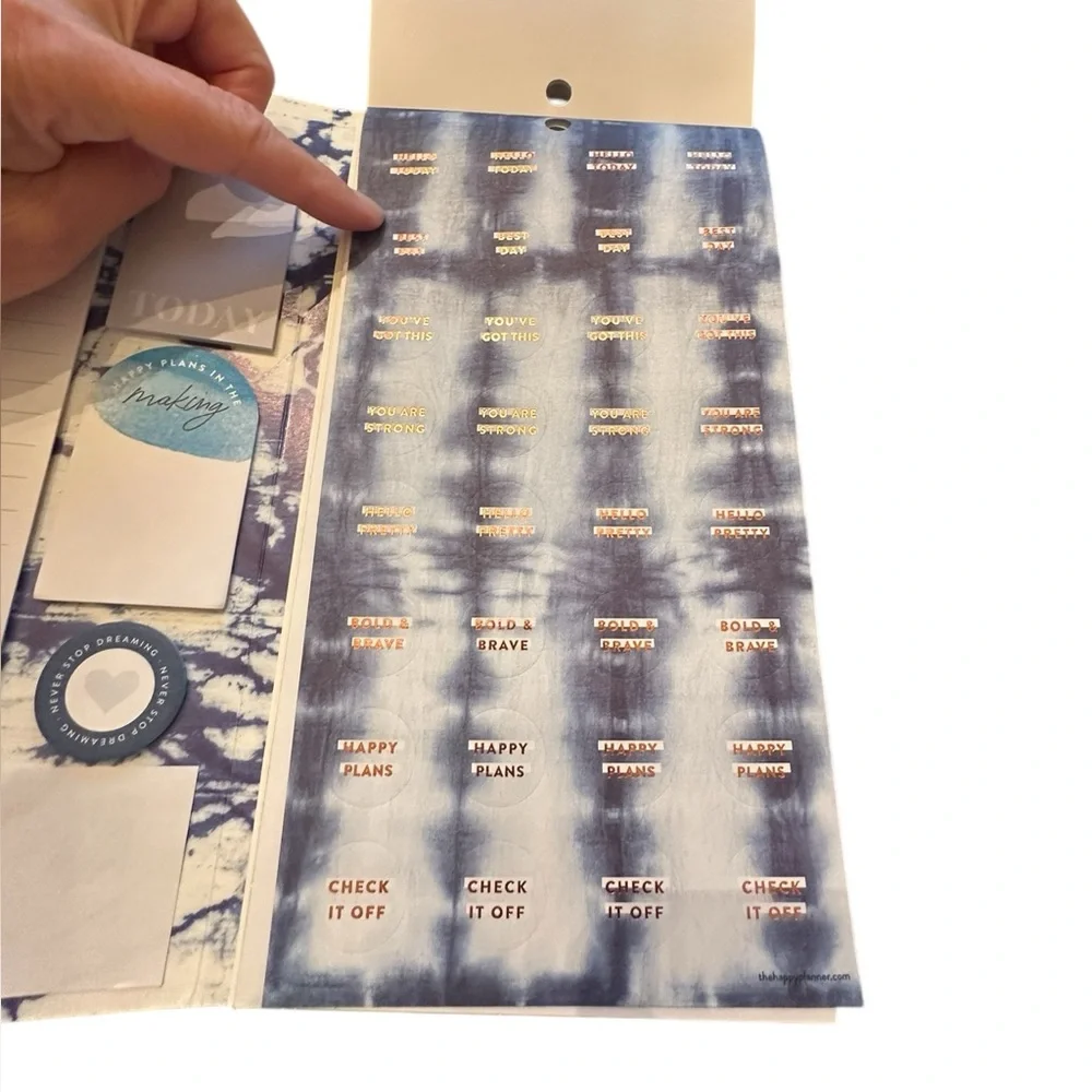 The Happy Planner Dream Big Blue Tones Accessory Book